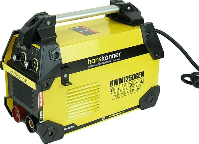 Сварочный инвертор HANSKONNER HWM1250GEN работа от генератора