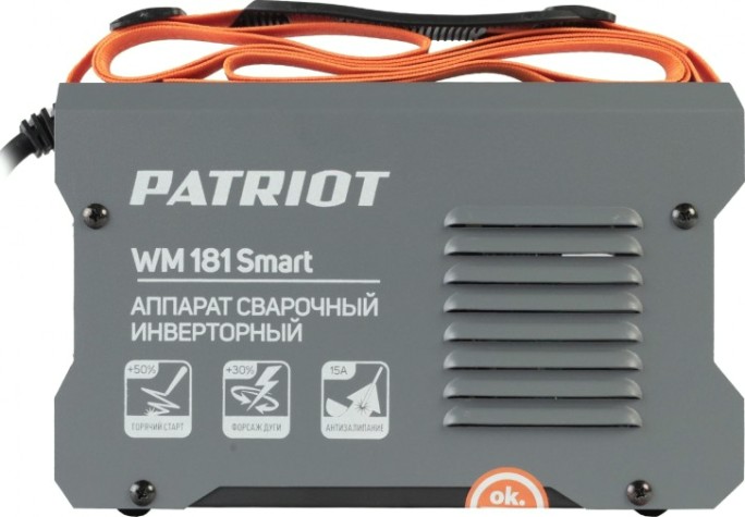 Сварочный инвертор PATRIOT WM 181 Smart [605302135]
