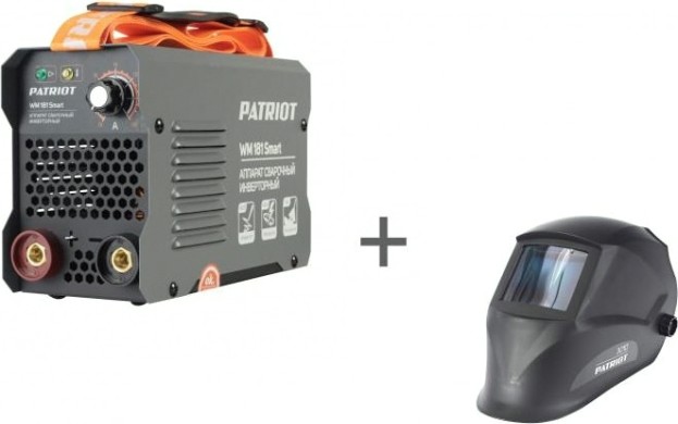 Сварочный инвертор PATRIOT WM 181Smart MMA + маска 301D [605302293]