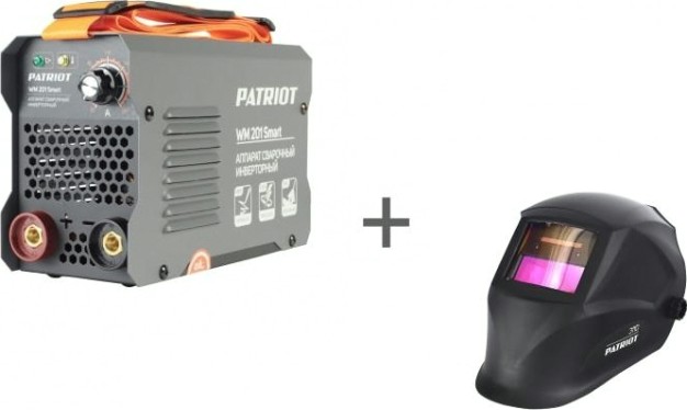 Сварочный инвертор PATRIOT WM 201Smart MMA + маска 311D [605302294]
