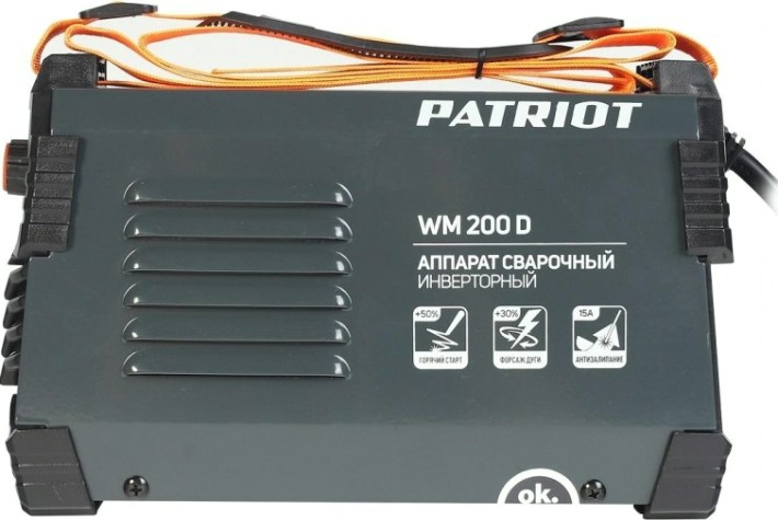 Сварочный инвертор PATRIOT WM200D MMA 605302020 [605302020]
