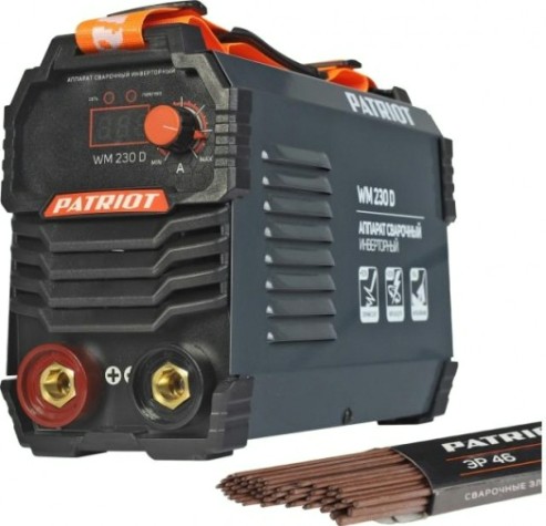 Сварочный инвертор PATRIOT WM230D MMA + маска 311D [605302290]