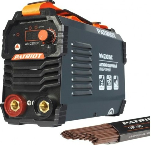 Сварочный инвертор PATRIOT WM230DVC MMA + маска 300D [605302291]