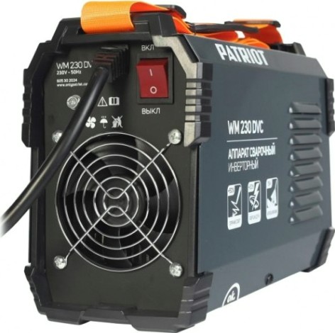 Сварочный инвертор PATRIOT WM230DVC MMA + маска 300D [605302291]