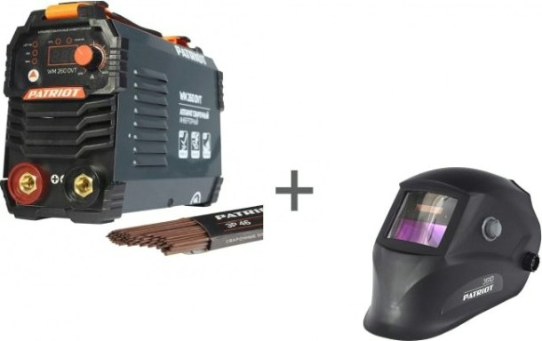 Сварочный инвертор PATRIOT WM260DVT MMA + маска 351D [605302292]