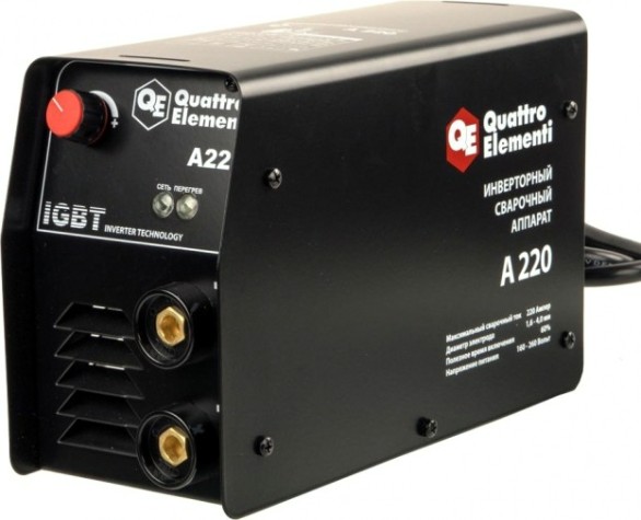 Сварочный инвертор QUATTRO ELEMENTI А 220 [248-535]