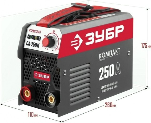 Сварочный инвертор ЗУБР МАСТЕР СА-250К [СА-250К]