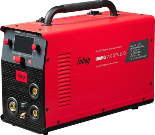 Сварочный полуавтомат FUBAG INMIG 200 SYN LCD new display (31590)+Горелка FB 250 Ergo 3m (38443) [31590.1]