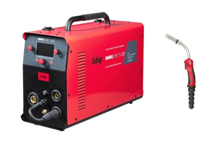 Сварочный полуавтомат FUBAG INMIG 315T SYN LCD (31591) + горелка FB 360 3 м (38446) [31591.1]