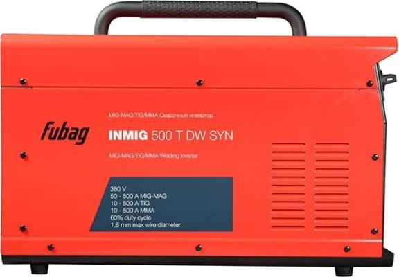 Сварочный полуавтомат FUBAG INMIG 500T DW SYN (31406) + подающий механизм DRIVE DW SYN (31407) [31406.2]