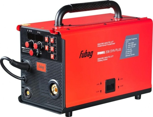 Сварочный полуавтомат FUBAG IRMIG 208 SYN PLUS (31447) + горелка fb 250 3m (fb 250 ergo 3m) (3844 [31447.1]