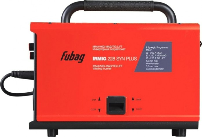 Сварочный полуавтомат FUBAG IRMIG 228 SYN PLUS (41381) + горелка fb 250 3m (fb 250 ergo 3m) (3844 [41381.1]