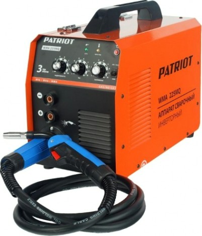 Сварочный полуавтомат PATRIOT WMA 225M MIG/MAG/MMA [605301755]
