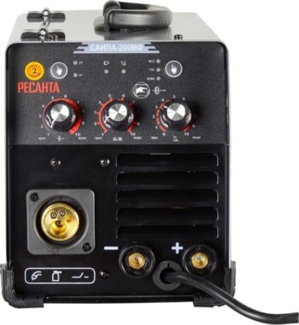 Сварочный полуавтомат Ресанта САИПА-200МФ многофунциональный (MIG/MAG. MMA. TIG DC) [65/24]