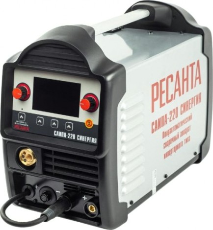 Сварочный полуавтомат Ресанта САИПА-220 СИНЕРГИЯ многофункциональный (MIG/MAG, MMA, TIG) [65/75]