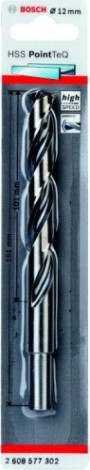 Сверла по металлу BOSCH HSS шлифованное 12.0 х101/151 мм PointTeQ [2608577302]