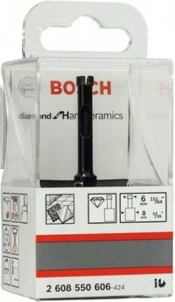 Сверло алмазное BOSCH 6 мм Diamond for Hard Ceramics [2608550606]