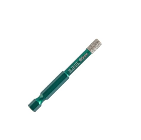 Сверло алмазное D.BOR KERAMOGRANIT-DRY 6х67 мм, HEX (¼") [D-KG-D-DDC3-006]