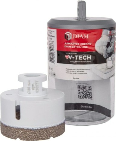 Сверло алмазное DIAM 68x35xМ14 Extra Line V-TECH [320277]
