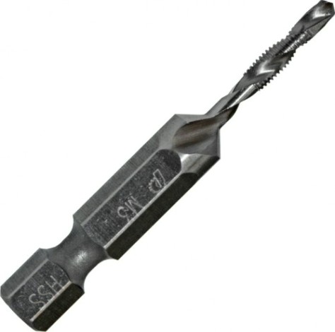 Сверло метчик ПРАКТИКА 3х0.5х49 мм HEX 1/4' (774-962) [774-962]