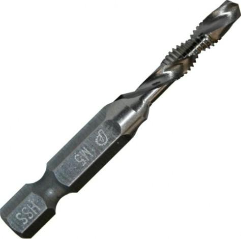 Сверло метчик ПРАКТИКА 5х0.8х54 мм HEX 1/4' (774-986) [774-986]