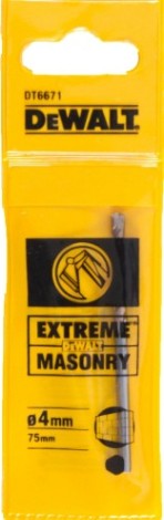 Сверло по бетону DeWALT 4 х 50 / 75 мм Extreme DT6671-XJ [DT6671-XJ]