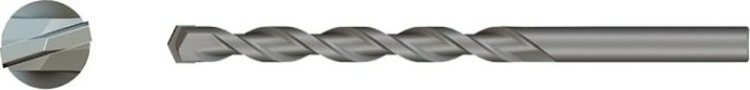 Сверло по бетону HELLER proconcrete 8x80х120 мм [TD10008]