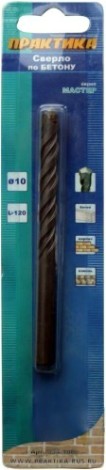 Сверло по бетону ПРАКТИКА 10х 80/120 мм 034-106 [034-106]