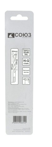 Сверло по бетону СОЮЗ 6x100 мм с треугольным хвостовиком [1055-08-06x100]