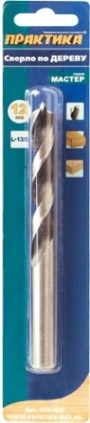 Сверло по дереву ПРАКТИКА 12х140 мм серия мастер [034-885]