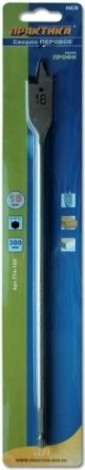 Сверло по дереву ПРАКТИКА перовое 18х300 мм [774-160]