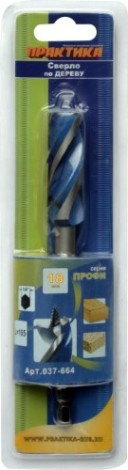 Сверло по дереву ПРАКТИКА винтовое 18х165 мм 037-664 [037-664]