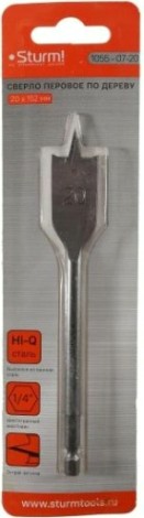 Сверло по дереву Sturm 1055-07-20 перовое 20мм, шестигр. хвостовик