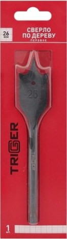 Сверло по дереву TRIGGER 71060 перовое с шестигр.хвостовиком витое 26мм [тов-173550]