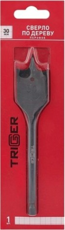 Сверло по дереву TRIGGER 71062 перовое с шестигр.хвостовиком витое 30мм [тов-173552]