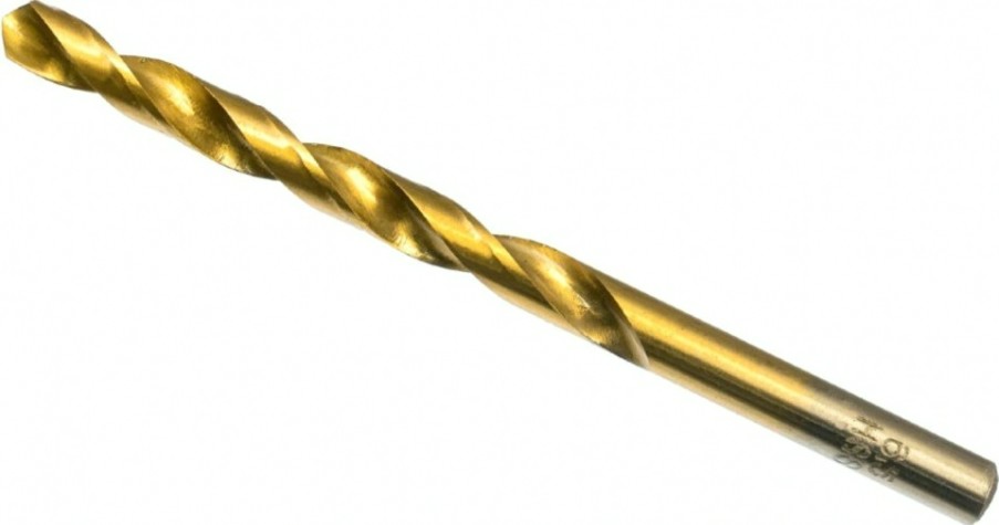 Сверло по металлу АТАКА 7,5х69х109 Профи 7,5мм титан 10шт бокс [8077170]