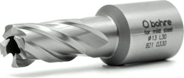 Сверло по металлу Bohre HSS 13х30 мм корончатое с хв. weldon 19 мм (3/4'') [КБ010045]