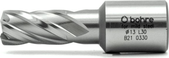 Сверло по металлу Bohre HSS 13х30 мм корончатое с хв. weldon 19 мм (3/4'') [КБ010045]