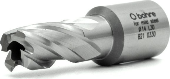 Сверло по металлу Bohre HSS 14х30 мм корончатое с хв. weldon 19 мм (3/4'') [КБ010083]
