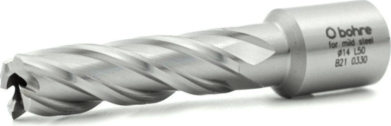 Сверло по металлу Bohre HSS 14х55 мм корончатое с хв. weldon 19 мм (3/4'') [КБ010063]