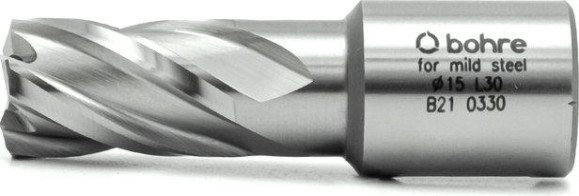Сверло по металлу Bohre HSS 15х30 мм корончатое с хв. weldon 19 мм (3/4'') [КБ010046]