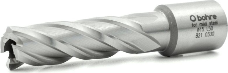 Сверло по металлу Bohre HSS 15х55 мм корончатое с хв. weldon 19 мм (3/4'') [КБ010067]