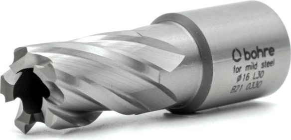 Сверло по металлу Bohre HSS 16х30 мм корончатое с хв. weldon 19 мм (3/4'') [КБ010084]