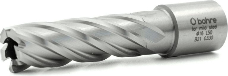 Сверло по металлу Bohre HSS 16х55 мм корончатое с хв. weldon 19 мм (3/4'') [КБ010088]