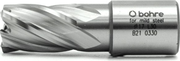 Сверло по металлу Bohre HSS 17х30 мм корончатое с хв. weldon 19 мм (3/4'') [КБ010047]