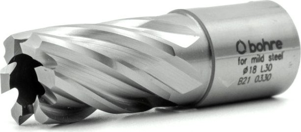 Сверло по металлу Bohre HSS 18х30 мм корончатое с хв. weldon 19 мм (3/4'') [КБ010048]