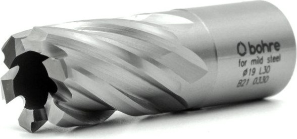 Сверло по металлу Bohre HSS 19х30 мм корончатое с хв. weldon 19 мм (3/4'') [КБ010093]