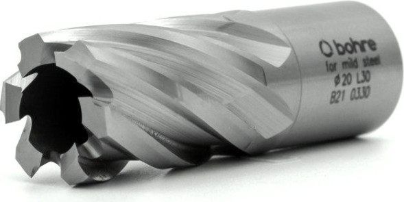 Сверло по металлу Bohre HSS 20х30 мм корончатое с хв. weldon 19 мм (3/4'') [КБ010049]