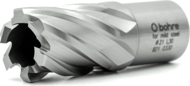 Сверло по металлу Bohre HSS 21х30 мм корончатое с хв. weldon 19 мм (3/4'') [КБ010094]