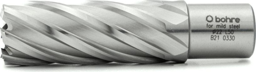 Сверло по металлу Bohre HSS 22х55 мм корончатое с хв. weldon 19 мм (3/4'') [КБ010071]